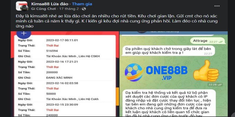 Bóc phốt Kimsa88 lừa đảo hệ thống rút tiền lỗi ăn chặn tiền của cược thủ