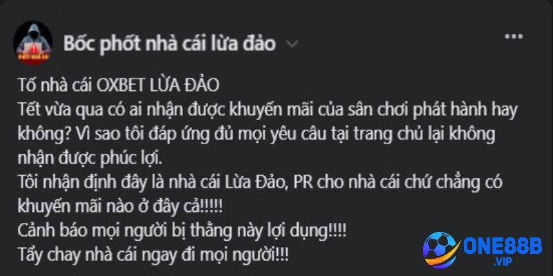 Người chơi phẫn nộ tố nhà cái phát hành chính sách khuyến mãi ảo