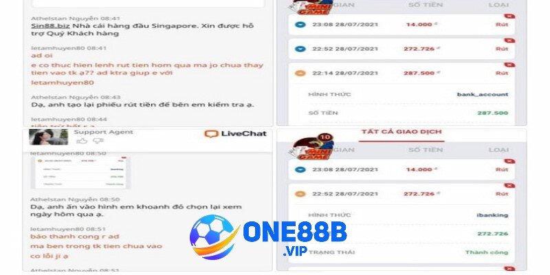 Tin nhắn bóc phốt Sin88 lừa đảo tiền của người chơi