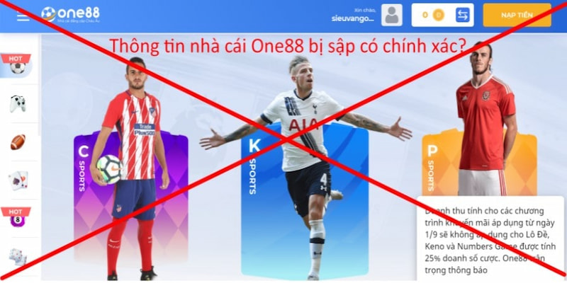 Tin đồn One88 sập hoàn toàn sai sự thật